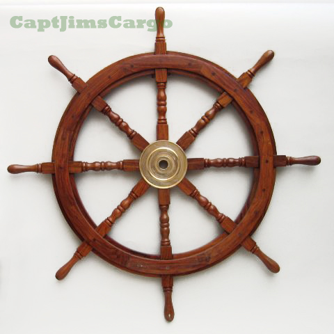 Ships Teak Steering Wheels